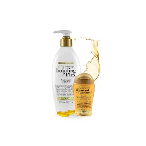 Ogx Restoring   Bonding Plex Cream &amp; Ogx Renewing   Argan Oil Of Morocco Extra Penetrating Oil Set