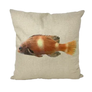 Orange Fish Throw Pillows