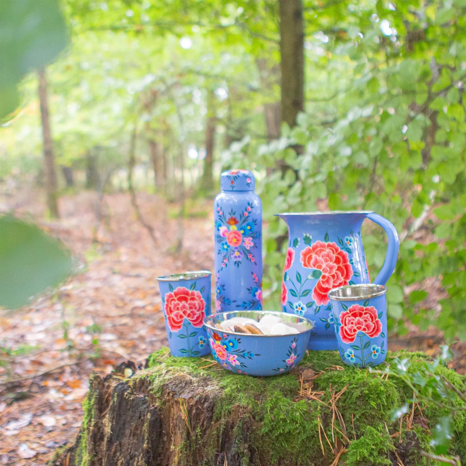 Pansy Hand-Painted Picnic Snack Bowl - 14.5cm - By BillyCan