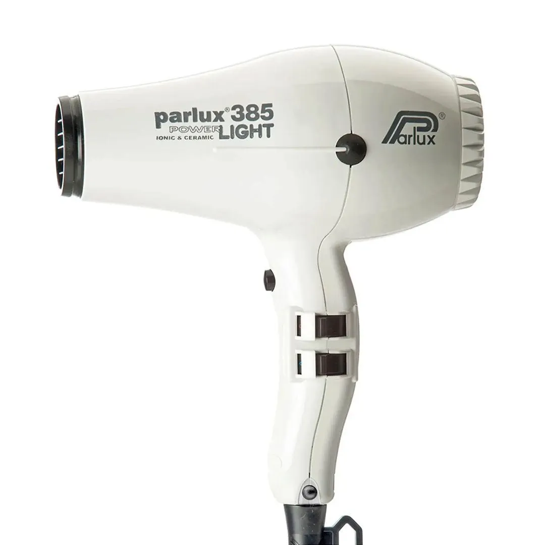 Parlux 385 Power Light Ceramic & Ionic Hair Dryer White