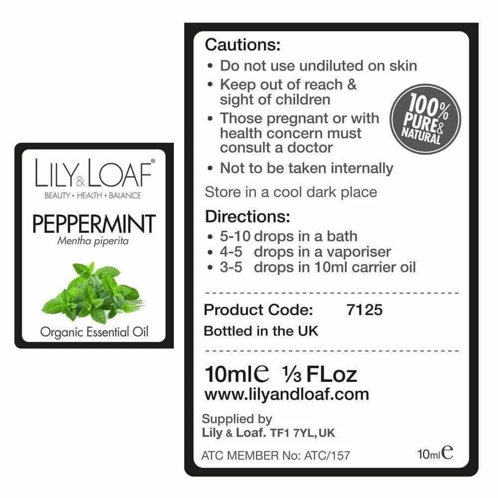 Peppermint Organic Essential Oil