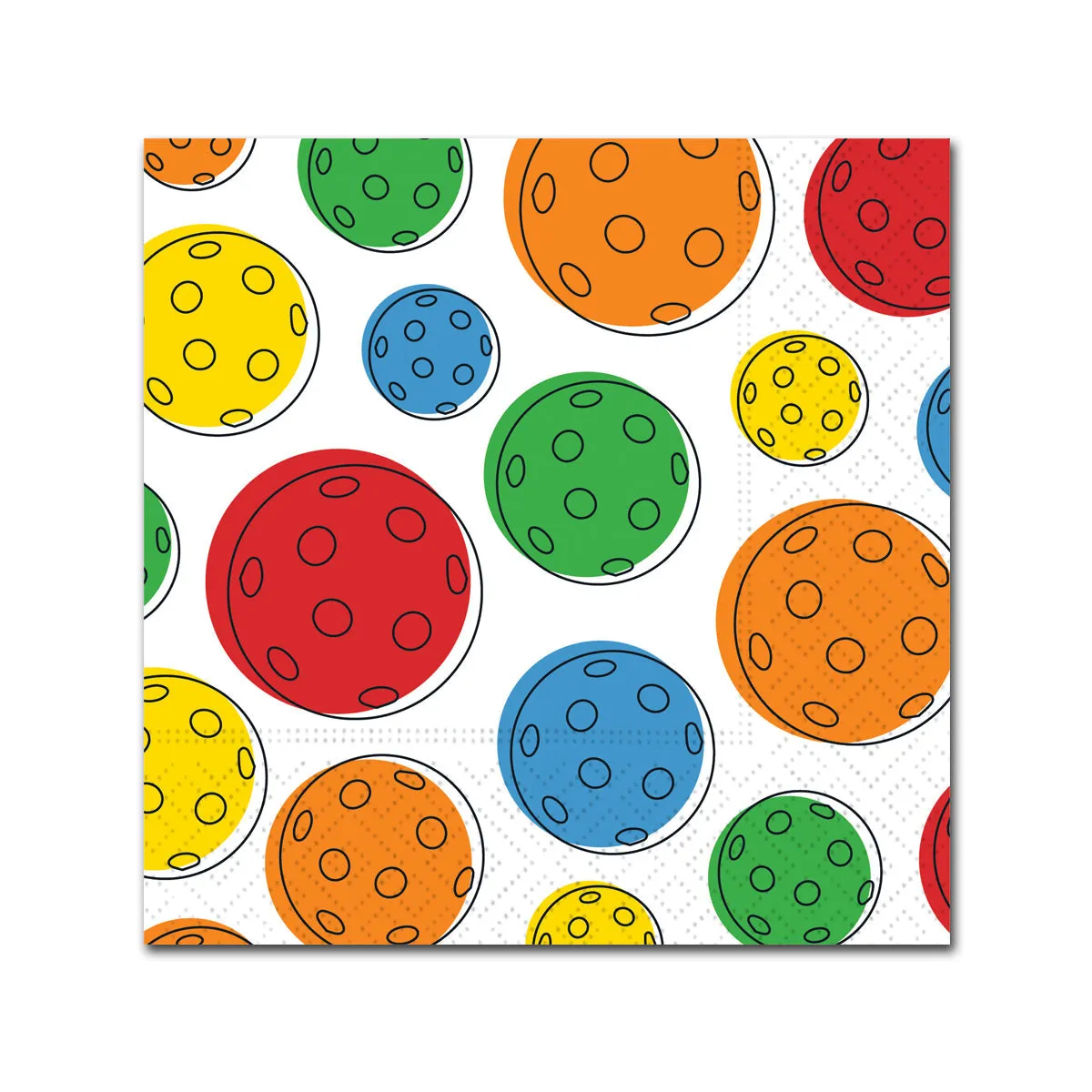 Pickled Waffle Ball - Pickleball Paper Beverage Napkins