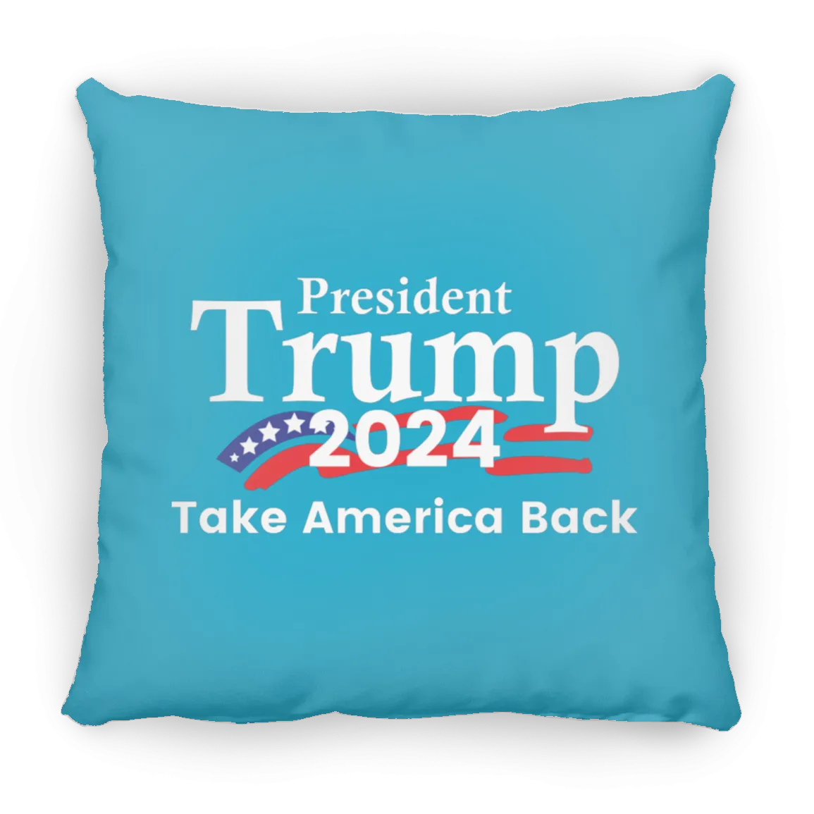 President Trump 2024 Take America Back Large Square Pillow