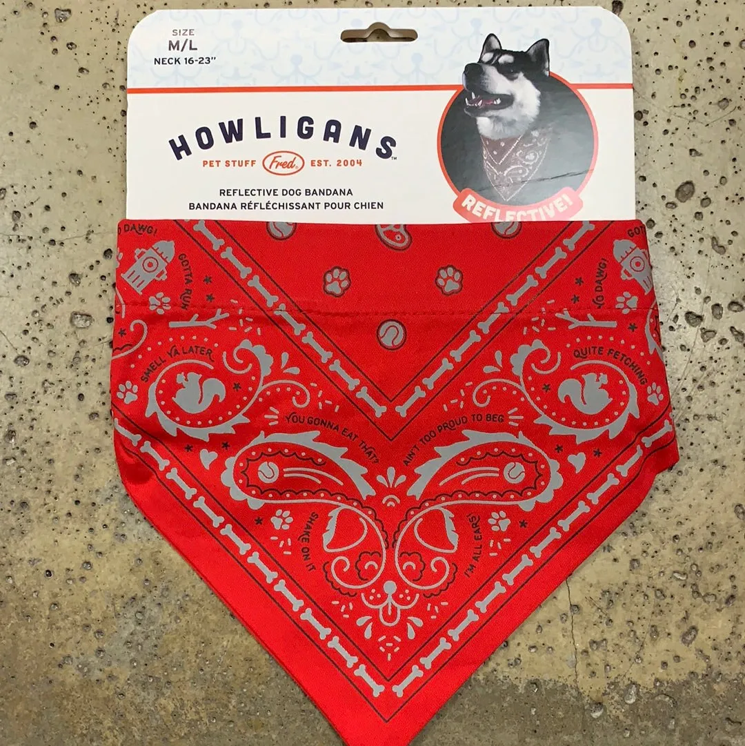 Reflective Dog Bandanas (2 Colours - Only Small Left!)