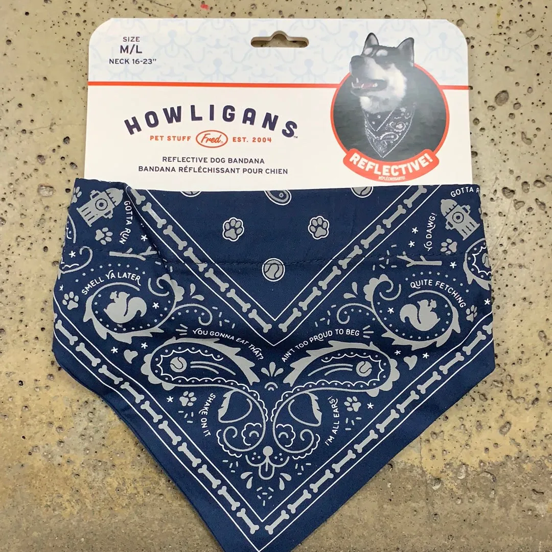 Reflective Dog Bandanas (2 Colours - Only Small Left!)