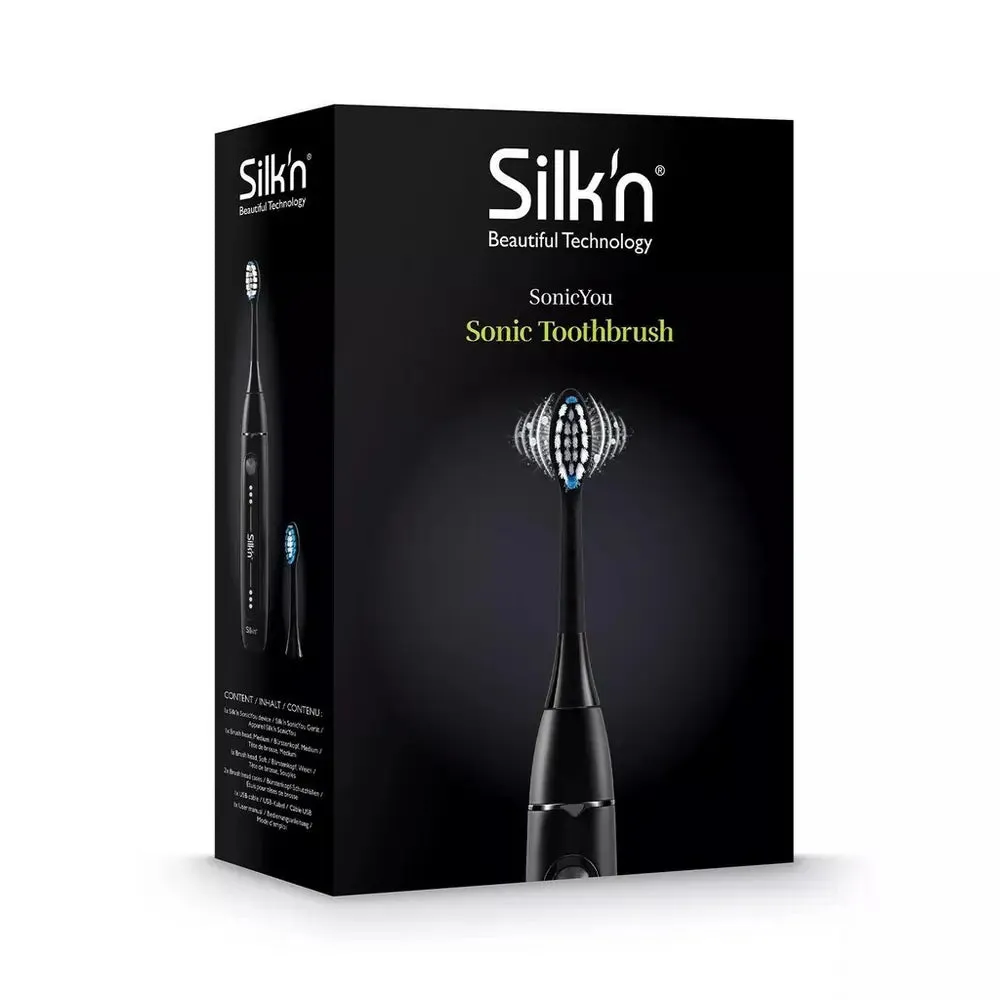 SILK'N SY1PE1Z001 SonicYou Electric Toothbrush, Matt Black