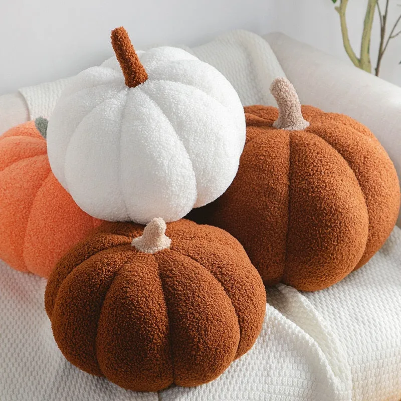 Soft Pumpkin Plush Halloween Pillows