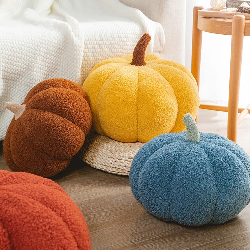 Soft Pumpkin Plush Halloween Pillows