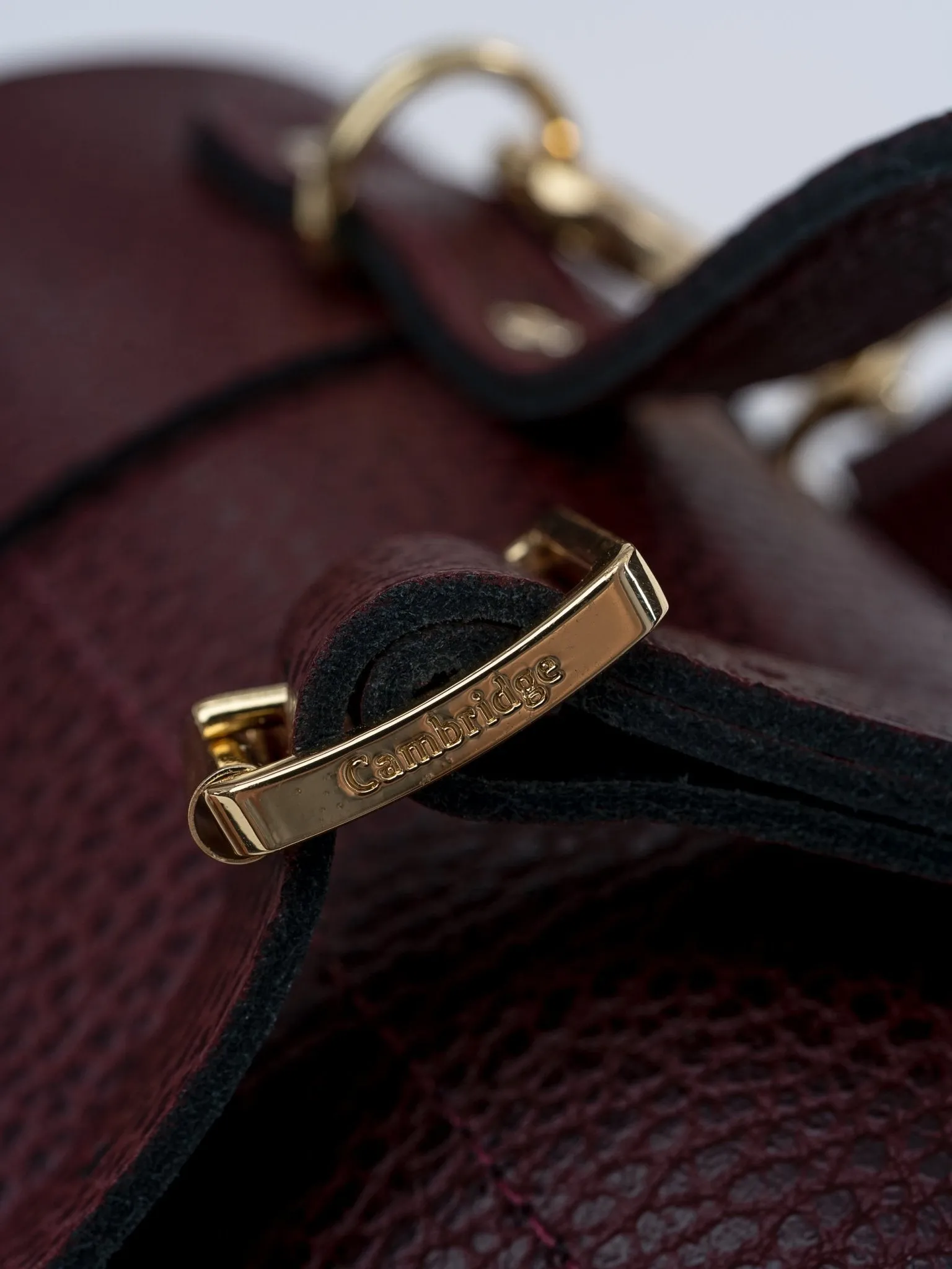 The Bowls Bag - Oxblood Celtic Grain