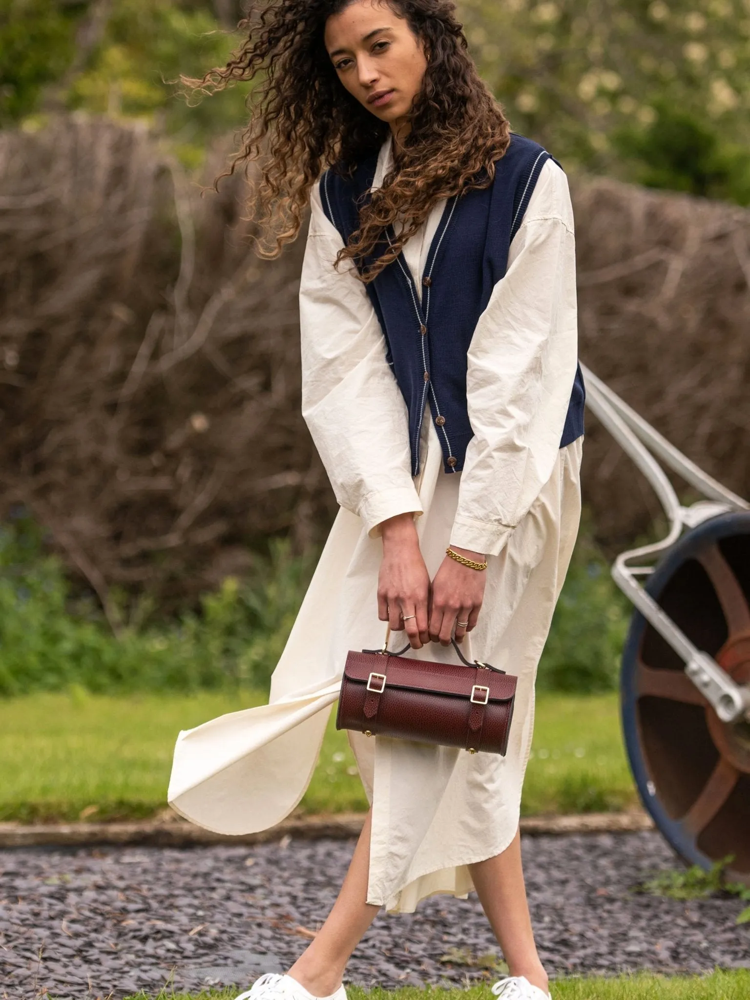 The Bowls Bag - Oxblood Celtic Grain