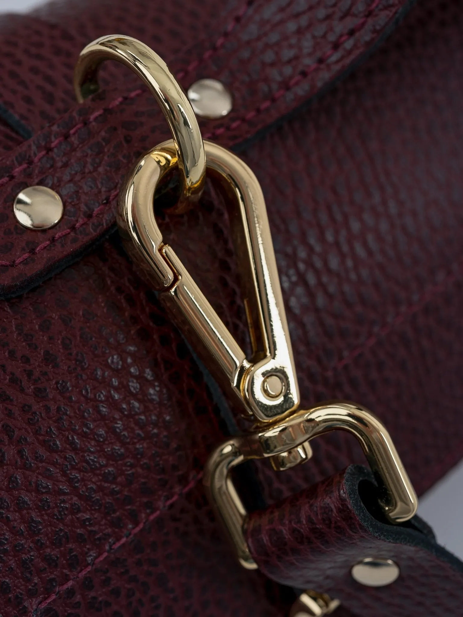 The Bowls Bag - Oxblood Celtic Grain