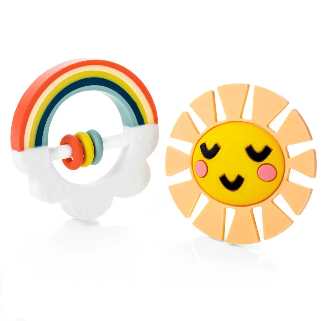 The Little Rainbow Teether Set