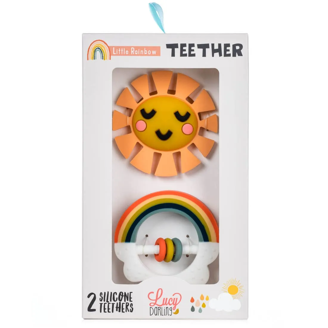 The Little Rainbow Teether Set