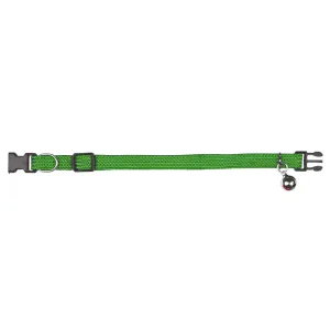 Trixie Elastic Collars with Bell for Cats (Green)