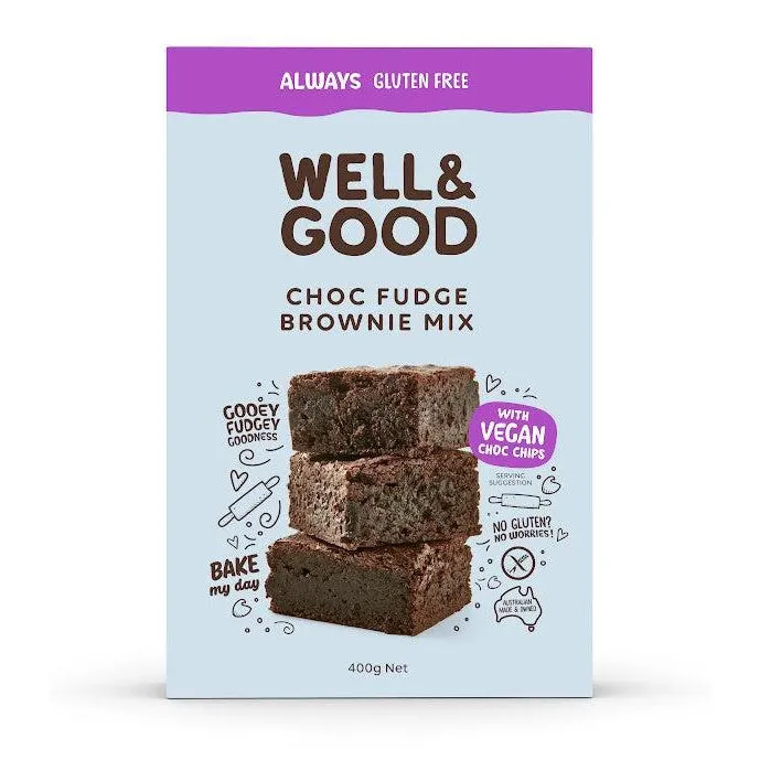 Well & Good Choc Fudge Brownie Mix (400g)