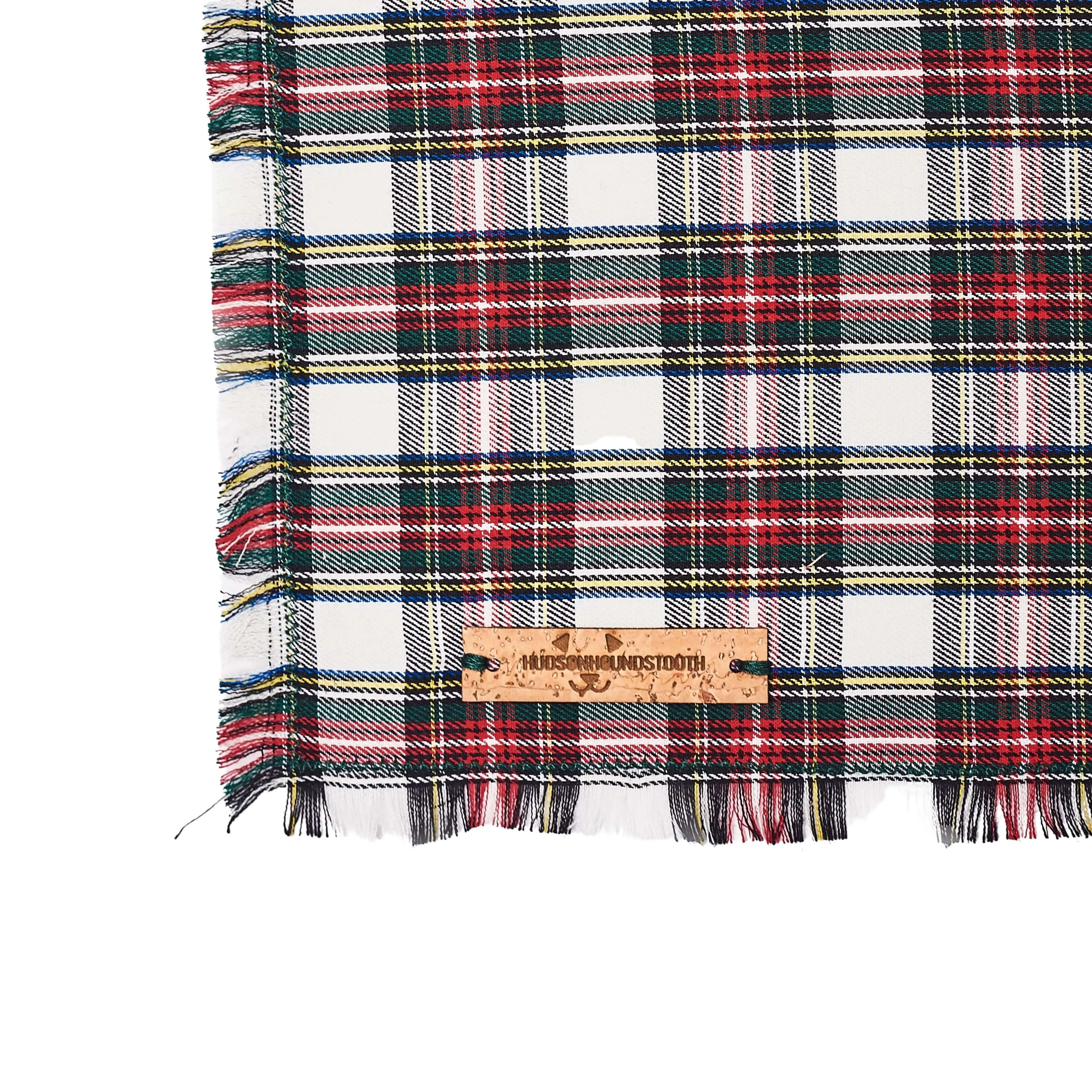 White Christmas Plaid Bandana