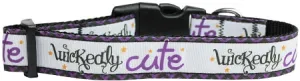 Wickedly Cute Nylon Cat Collar