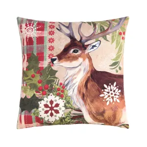 Winter Reindeer Pillow