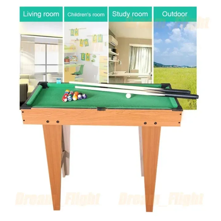 Wooden Billiards Pool Table Game