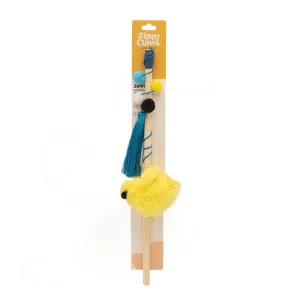 ZippyClaws Zippystick Bird Interactive Wand Cat Toy